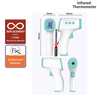VCARE Non Contact Infrared Thermometer ( CE TUV Certified ) ( Barcode : DT-9826 ) + 1 Year Warranty
