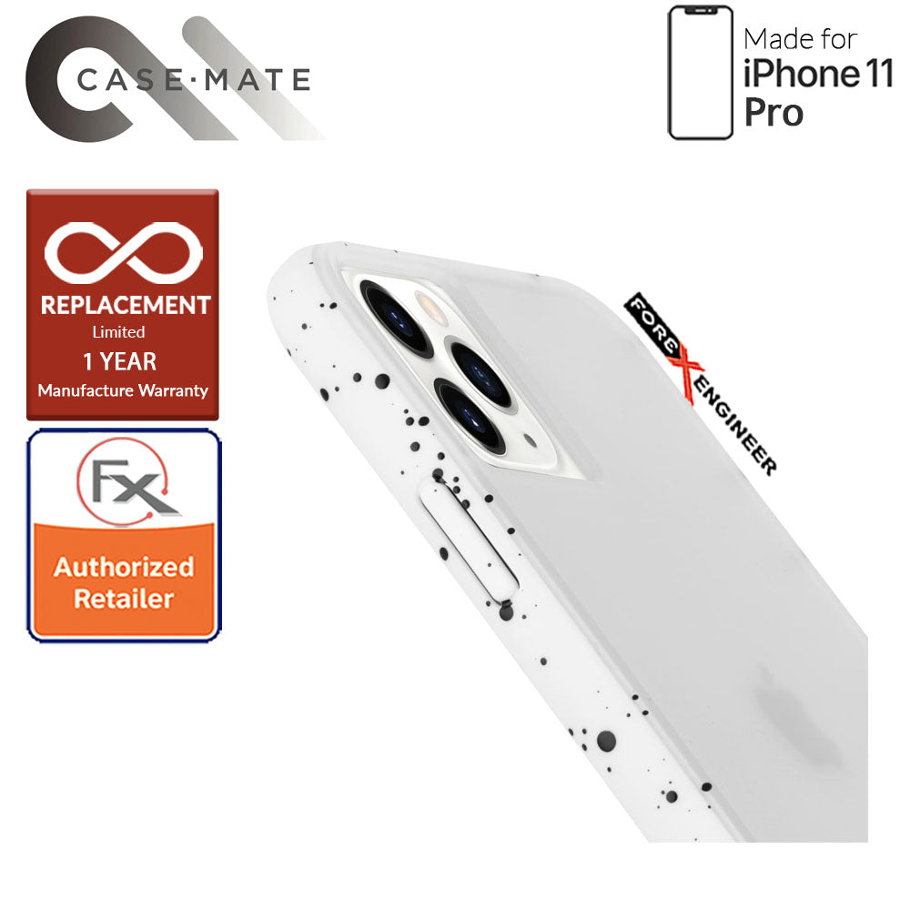 Case-Mate Tough Speckled for iPhone 11 Pro White color
