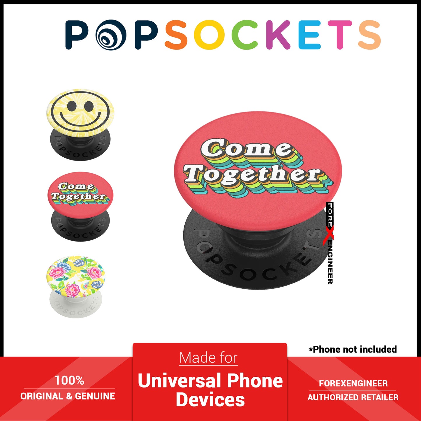 PopSockets PopGrip Swappable - Come Together