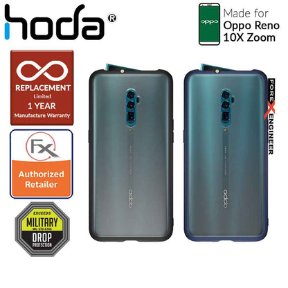 Hoda Rough Military Case for  OPPO Reno 10X Zoom - Military Drop Protection - Dark Blue - Forexengineer-malaysia