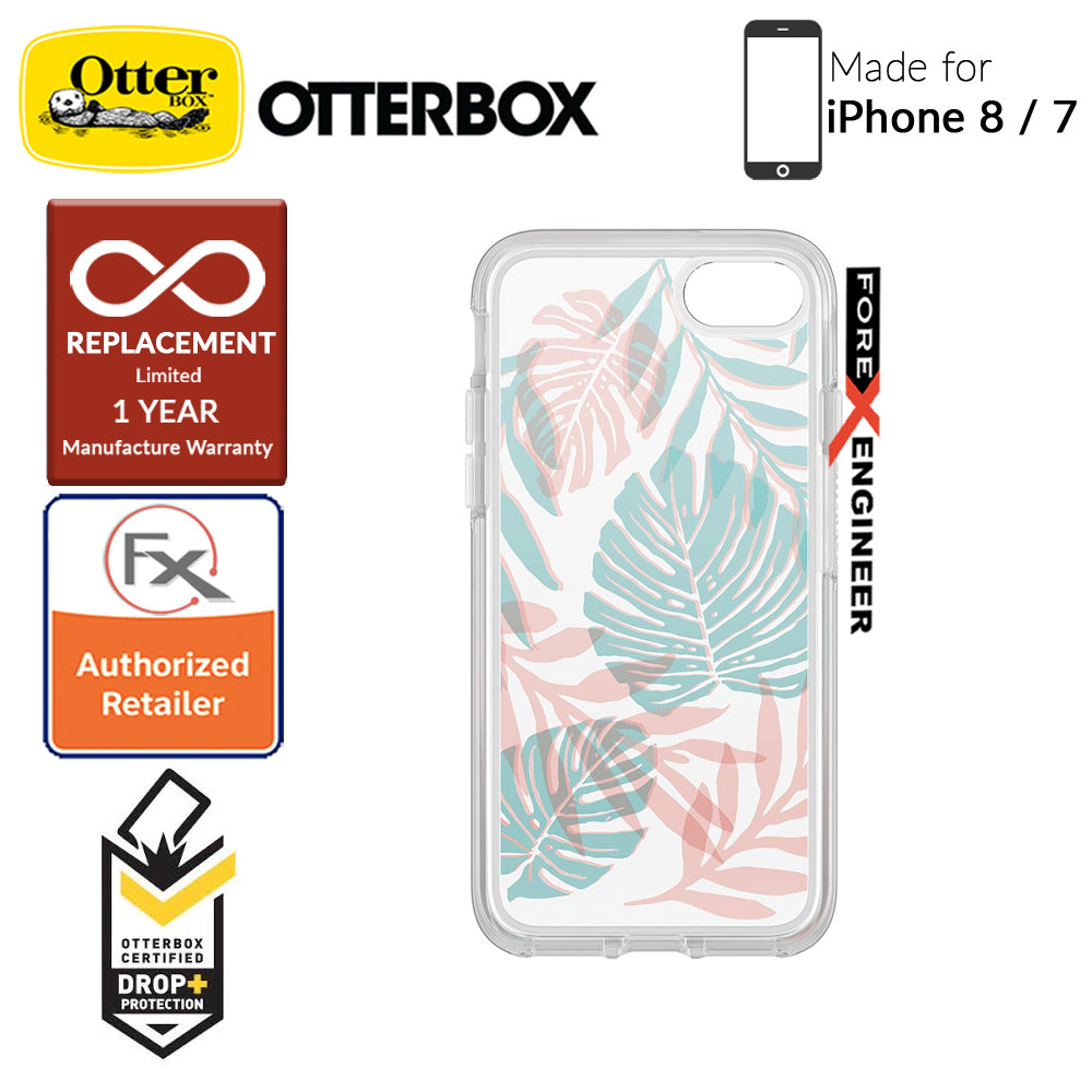 OtterBox Symmetry Clear Series for iPhone 7 - 8 - Easy Breezy (Compatible with iPhone SE 2nd Gen 2020)