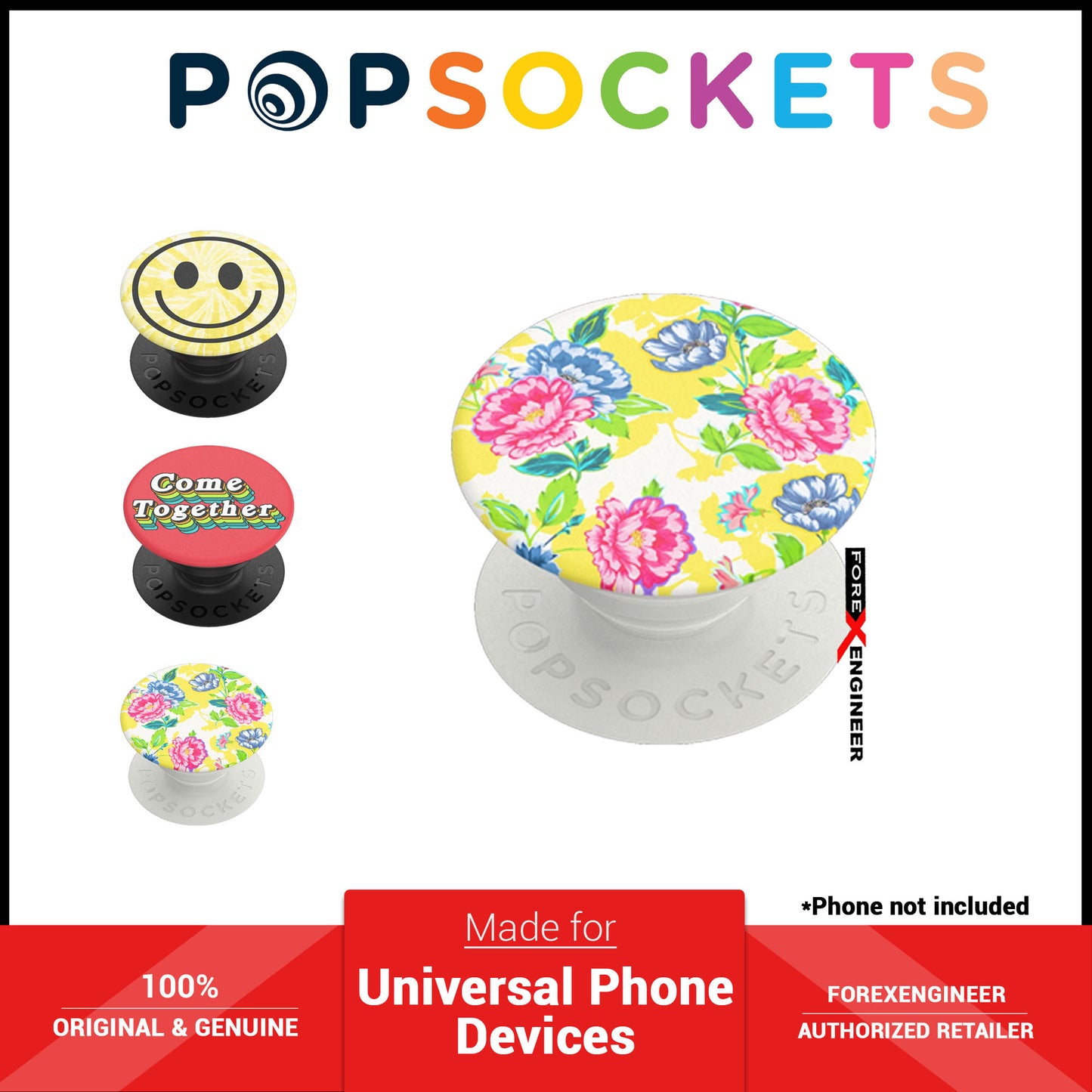 PopSockets PopGrip Swappable - Come Together (Barcode: 840173705780 )