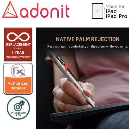 [RACKV2_CLEARANCE] Adonit Note Stylust Pen - Almost same with Apple Pencil - For latest iPad - iPad Pro - Gold - Forexengineer-malaysia