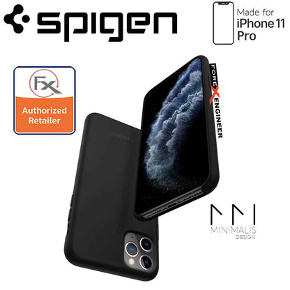 Spigen Silicone Fit for iPhone 11 Pro - Black
