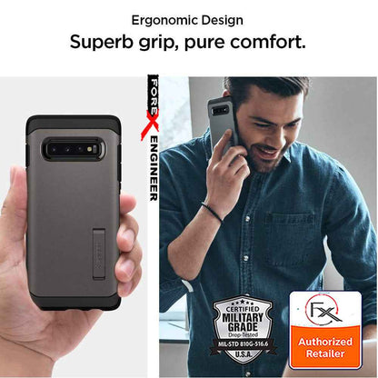 [EOL] Spigen Tough Armor for Samsung Galaxy S10+ - S10 Plus - Rose Gold - Forexengineer-malaysia