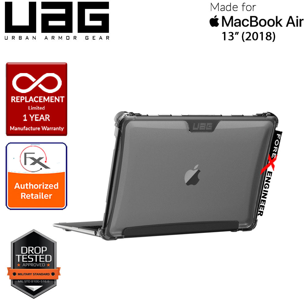 UAG Plyo for Macbook Air - M1 13” ( 2018 - 2020 ) -  Feather-Light Rugged Military Drop Tested - Ice ( Barcode : 812451031676 )