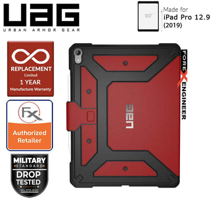 UAG Metropolis for iPad Pro 12.9 inch 2019 - Rugged Military Drop Tested iPad Case - Magma - Forexengineer-malaysia
