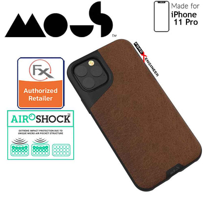Mous Contour for iPhone 11 Pro (Brown Leather) - Forexengineer-malaysia