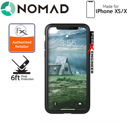 Nomad Hex Case for iPhone Xs - X - 2 Meters Mil-spec Drop Protection - Black - Forexengineer-malaysia