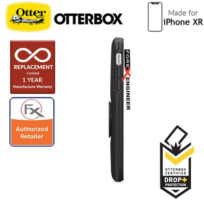OTTER + POP Symmetry for iPhone XR - Slim Protective Case with PopSockets - Black - Forexengineer-malaysia