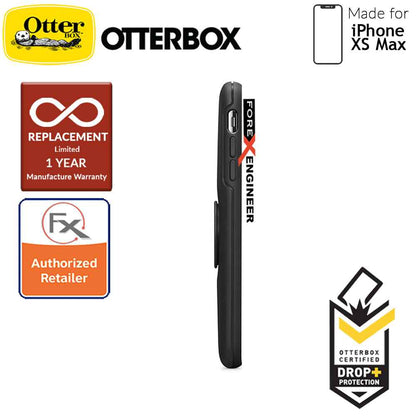 OTTER + POP Symmetry for iPhone Xs Max - Slim Protective Case with PopSockets - Black - Forexengineer-malaysia