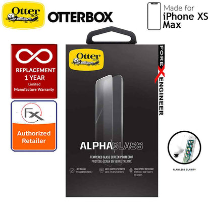 OtterBox Alpha Glass Screen Protector for iPhone Xs Max - Tempered Glass with Resists Scratches and Shattering - Clear - Forexengineer-malaysia