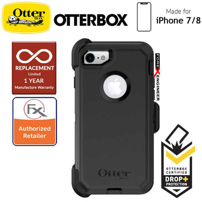 Otterbox Defender Series for iPhone 8 - 7 - Black (Compatible with iPhone SE 2nd Gen 2020) (660543424949) - Forexengineer-malaysia