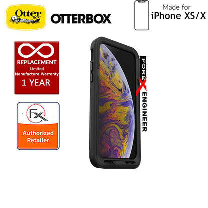 OtterBox Pursuit Series for iPhone Xs - X - Ultra thin ShockProof & DustProof Protection - Black-Clear - Forexengineer-malaysia