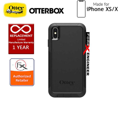 [RACKV2_CLEARANCE] OtterBox Pursuit Series for iPhone Xs - X - Ultra thin ShockProof & DustProof Protection - Black - Forexengineer-malaysia