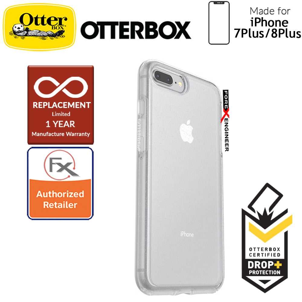 [RACKV2_CLEARANCE] OtterBox Symmetry Clear Series for iPhone 8 Plus - 7 Plus - Stardust