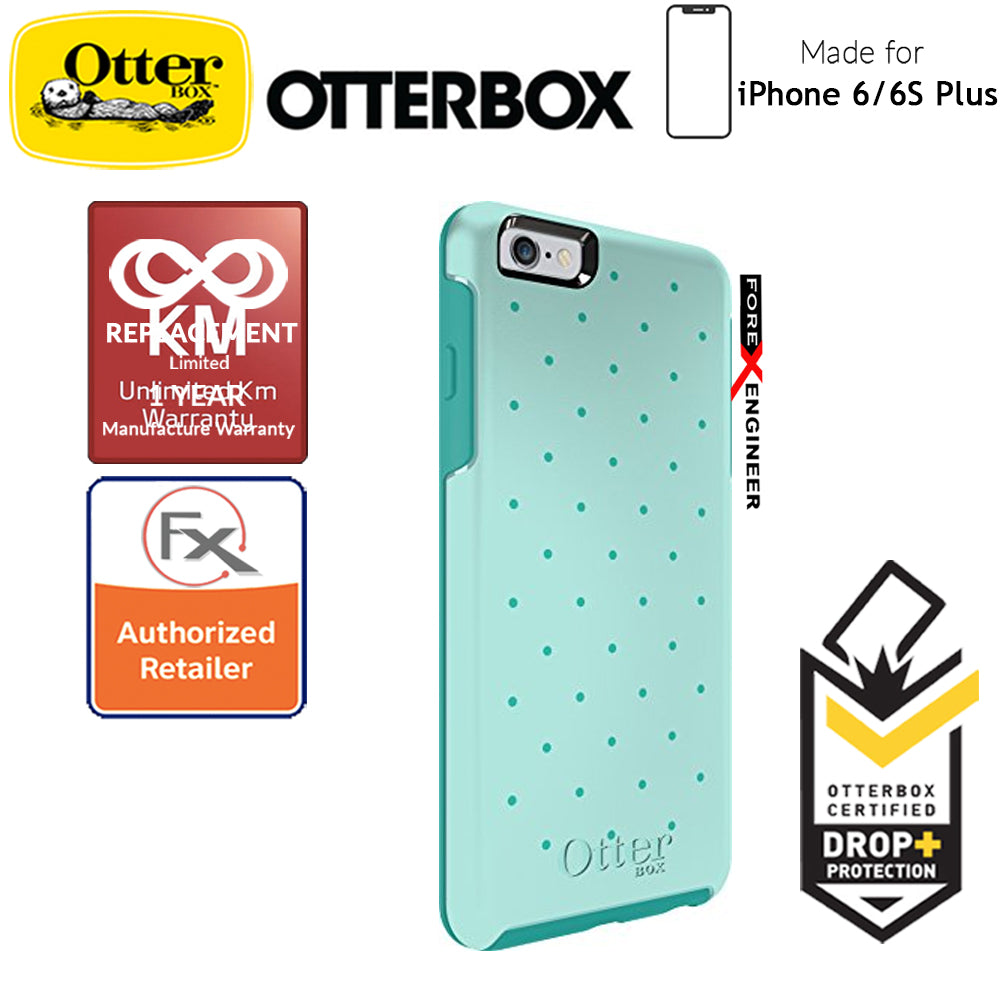 Otterbox Symmetry Series for Apple iPhone 6 Plus - 6s Plus - Aqua Dot II