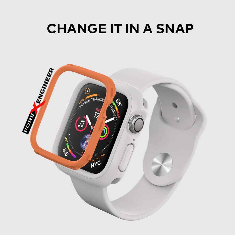 Rhinoshield RIM for Apple Watch 44mm - 42mm Series 6 - SE - 5 - 4 - 3 - 2 - 1 - Use with Rhinoshield CrashGuard NX - White (Barcode: 4710562402025)