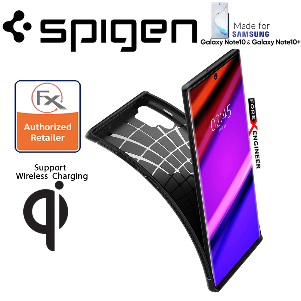 Spigen Rugged Armor for Samsung Galaxy Note 10+ - Note 10  Plus - Matte Black