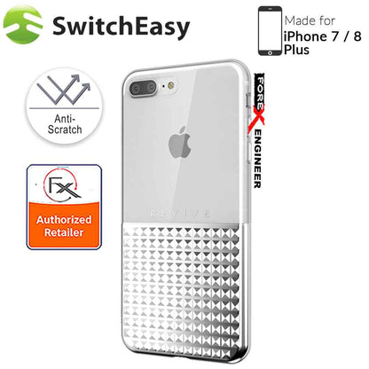 SwitchEasy Revive for iPhone 7 - 8 Plus - Luxe Diamond Cut Design - Space Grey - Forexengineer-malaysia