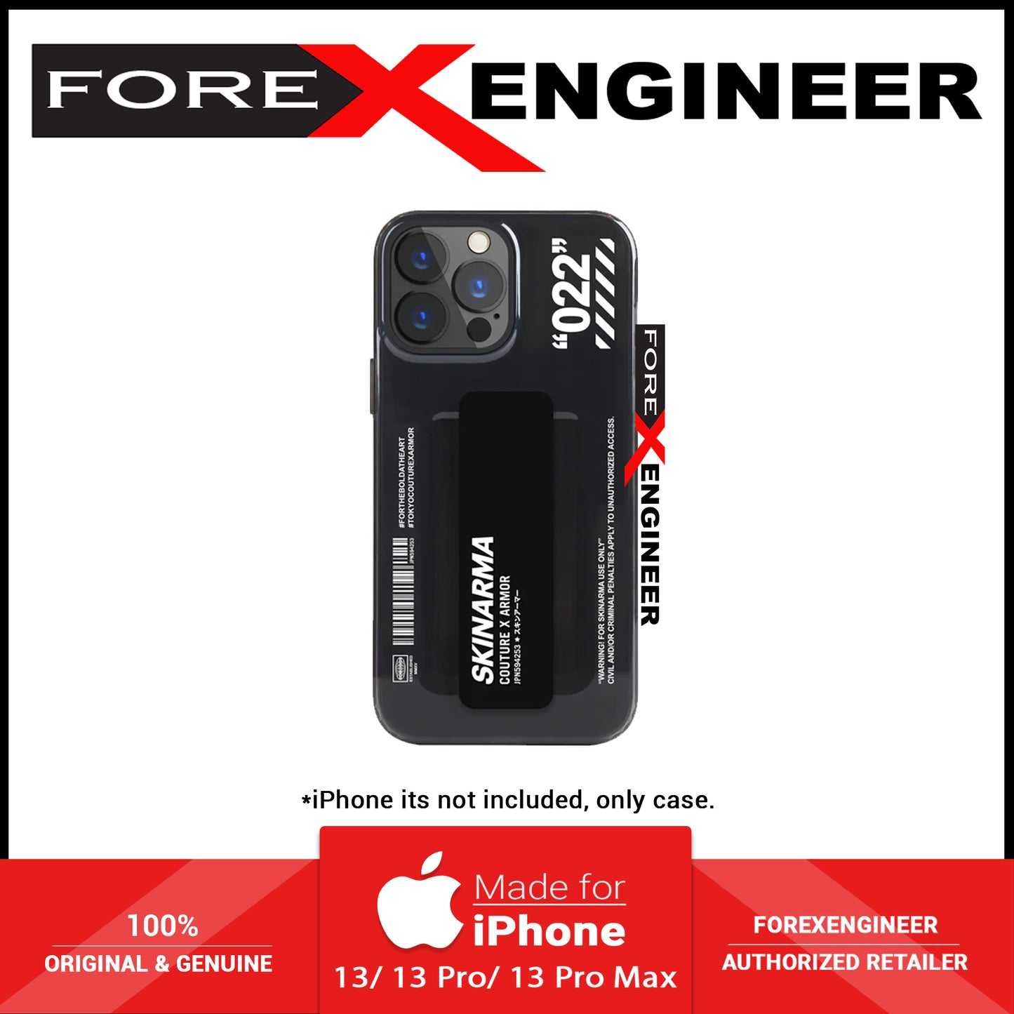 SKINARMA Kaze Case for iPhone 13 Pro 6.1" 5G - Black (Barcode: 6972926575037 )