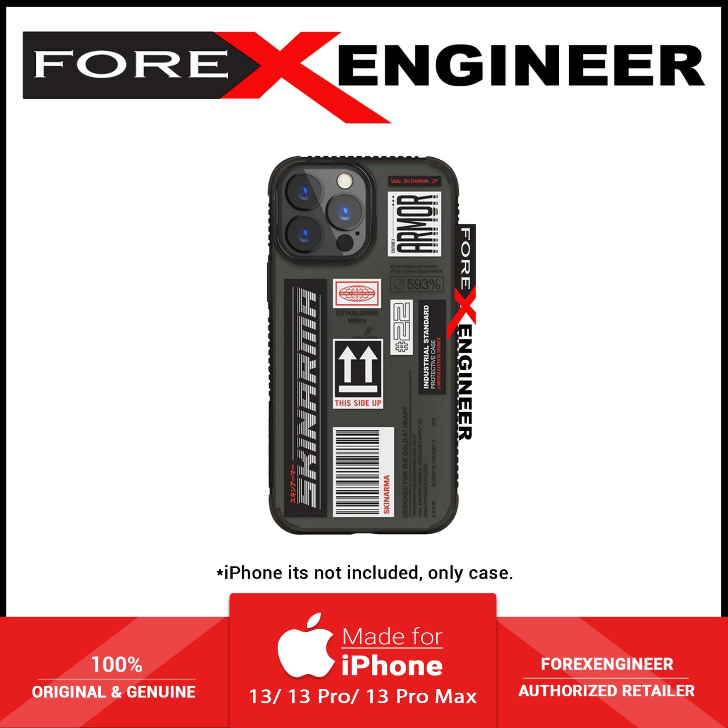 SKINARMA Taito Case for iPhone 13 Pro 6.1" 5G - Smoke (Barcode: 6972926573873 )