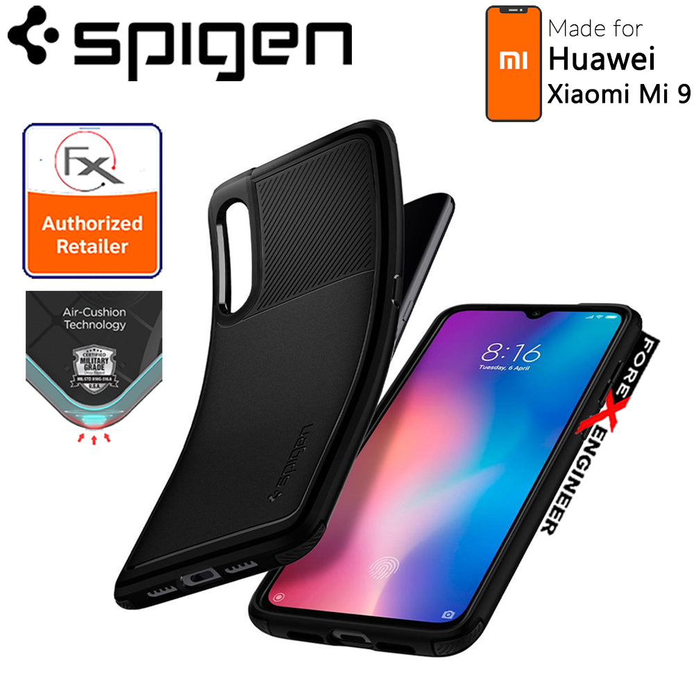 Spigen Rugged Armor for Xiaomi Mi 9 - Protection Case - Matte Black