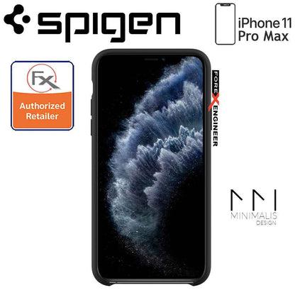 Spigen Silicone Fit for iPhone 11 Pro Max - Black