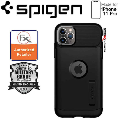 Spigen Slim Armor for iPhone 11 Pro (Black) - Forexengineer-malaysia