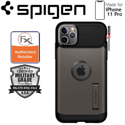 Spigen Slim Armor for iPhone 11 Pro (Gunmetal) - Forexengineer-malaysia