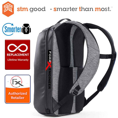 STM Myth Backpack 18L (15'') - Granite Black - Forexengineer-malaysia