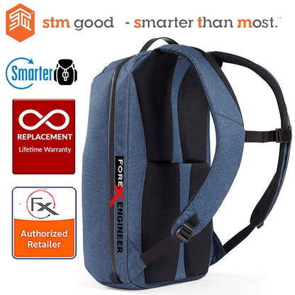 STM Myth Backpack 18L (15'') - Slate Blue - Forexengineer-malaysia