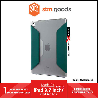 STM Studio for iPad 9.7 inch ( 2017 ) - Air 1 - 2 - Green Smoke ( Barcode : 640947794794 )