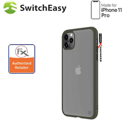 [RACKV2_CLEARANCE] SwitchEasy Aero for iPhone 11 Pro (Army Green)