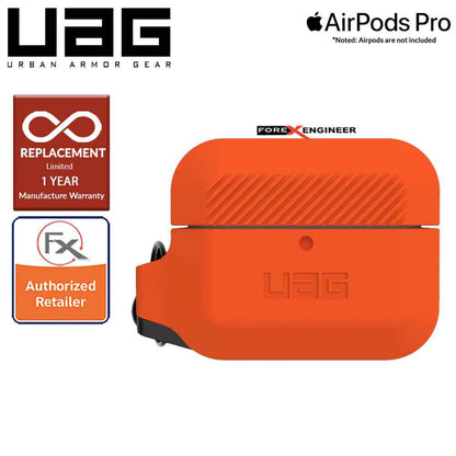 UAG AirPods Pro Silicone Case - Orange - Black Color