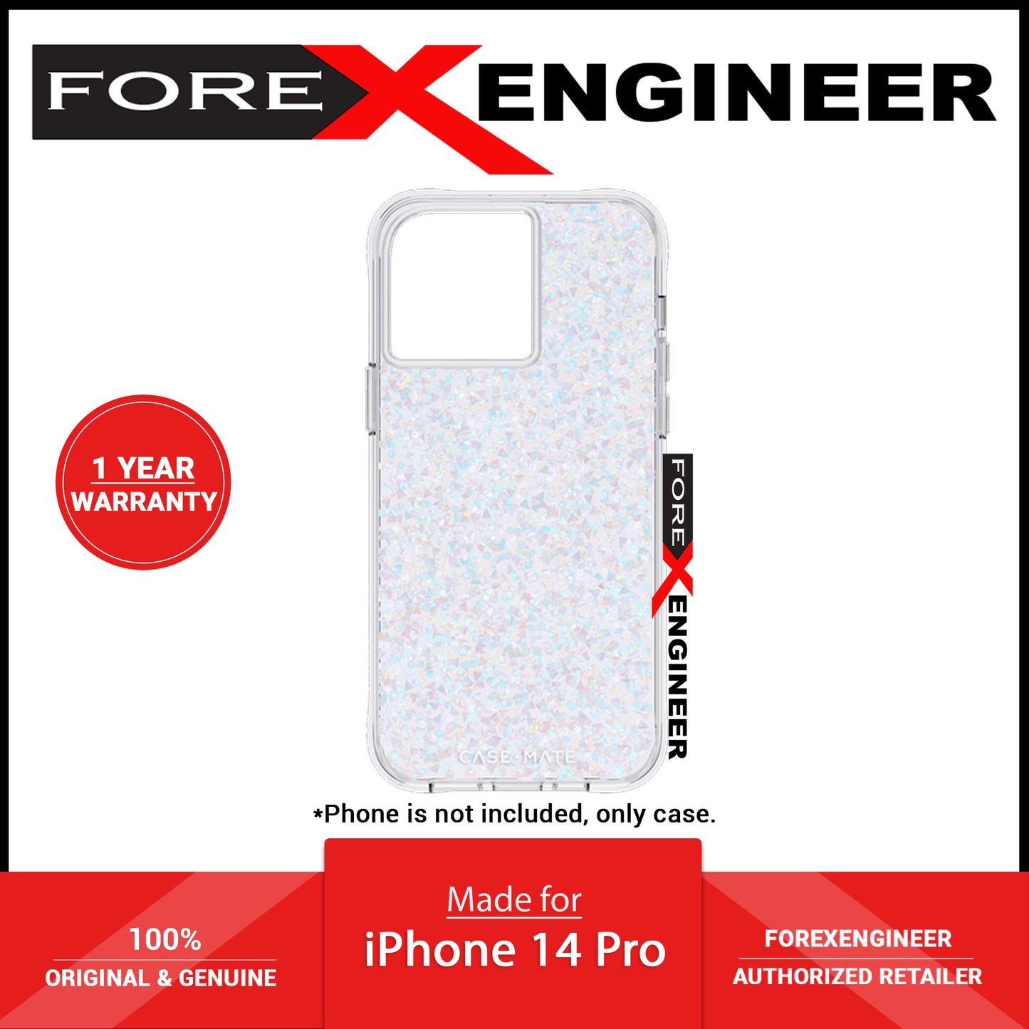 Case Mate Twinkle for iPhone 14 Pro - Diamond (Barcode: 840171719499 )