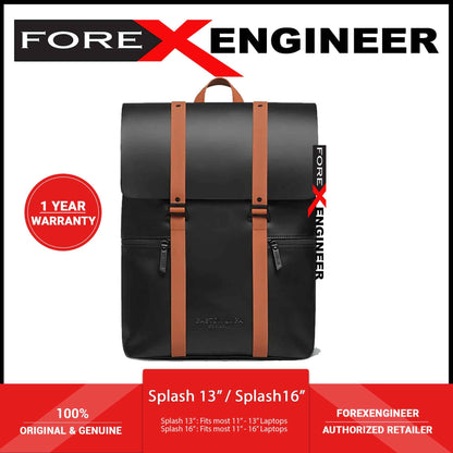 Gaston Luga Splash 16'' Backpack - Black-Brown (Barcode: 7350111043186 )
