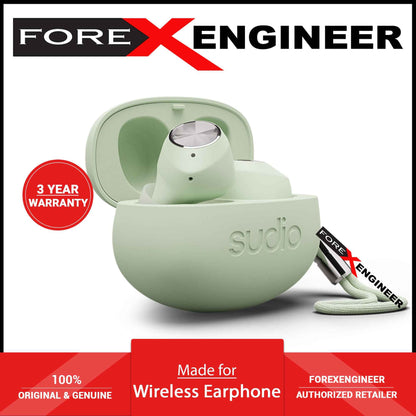 Sudio Wireless Earphone T2 Active Noise Cancellation & Clear Dynamic Sound - Jade (Barcode: 7350071384497 )