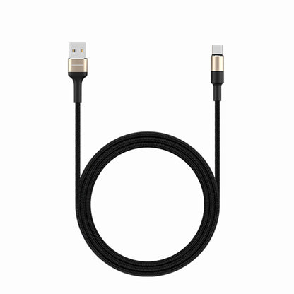 Rockrose Acacia AC 1m USB-C Cable - Black+Gold (Barcode: 6973135540335 ) - Forexengineer -Malaysia- 6973135540335