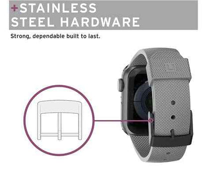 UAG [U] Dot Silicone for Apple Watch Series Ultra / Ultra 2/7/SE/6/5/4/3/2/1 49MM/45MM/44MM/42MM - Grey