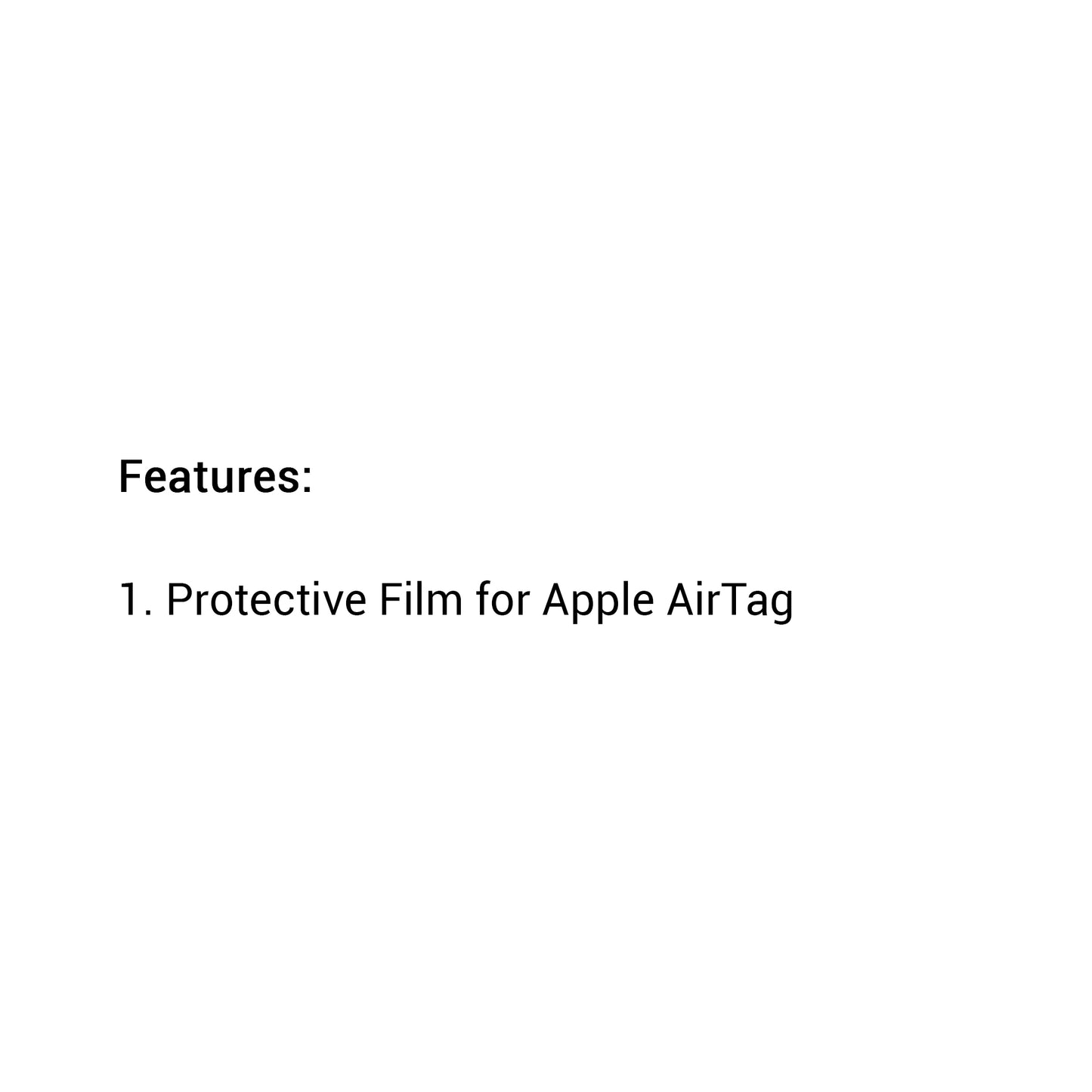 AMAZINGthing AirTag Protection Film - High Quality Protection - Matte (Barcode: 4892878066778 )