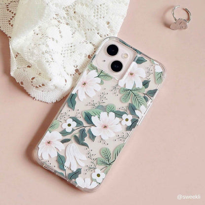Case-Mate Rifle Paper Co. for iPhone 13 Pro 6.1" 5G with Antimicrobial - Garden Party Blue (Barcode: 840171706475 )