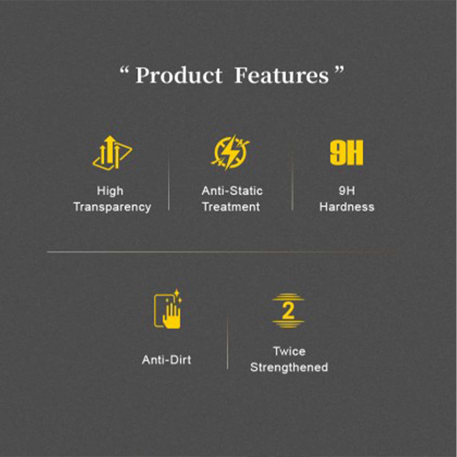 Hoda Tempered Glass for iPhone 14 Pro ( 2.5D 0.33mm Full Coverage ) - Clear (Barcode: 4711103545744 ) - Forexengineer -Malaysia- 4711103545744