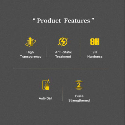 Hoda Tempered Glass for iPhone 14 Pro ( 2.5D 0.33mm Full Coverage ) - Clear (Barcode: 4711103545744 ) - Forexengineer -Malaysia- 4711103545744