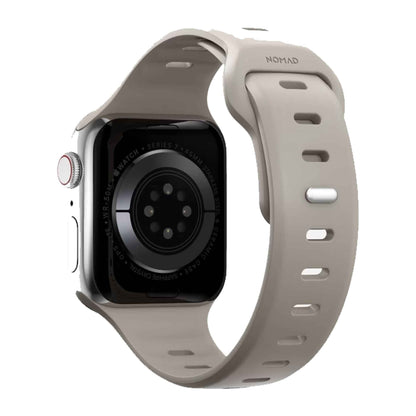[ONLINE EXCLUSIVE] Nomad Sport Slim Band for Apple Watch 41mm - 40mm - 38mm ( Series SE - 7 - 6 - 5 - 4 - 3 - 2 - 1 ) - Bone ( Barcode: 856500011417 )
