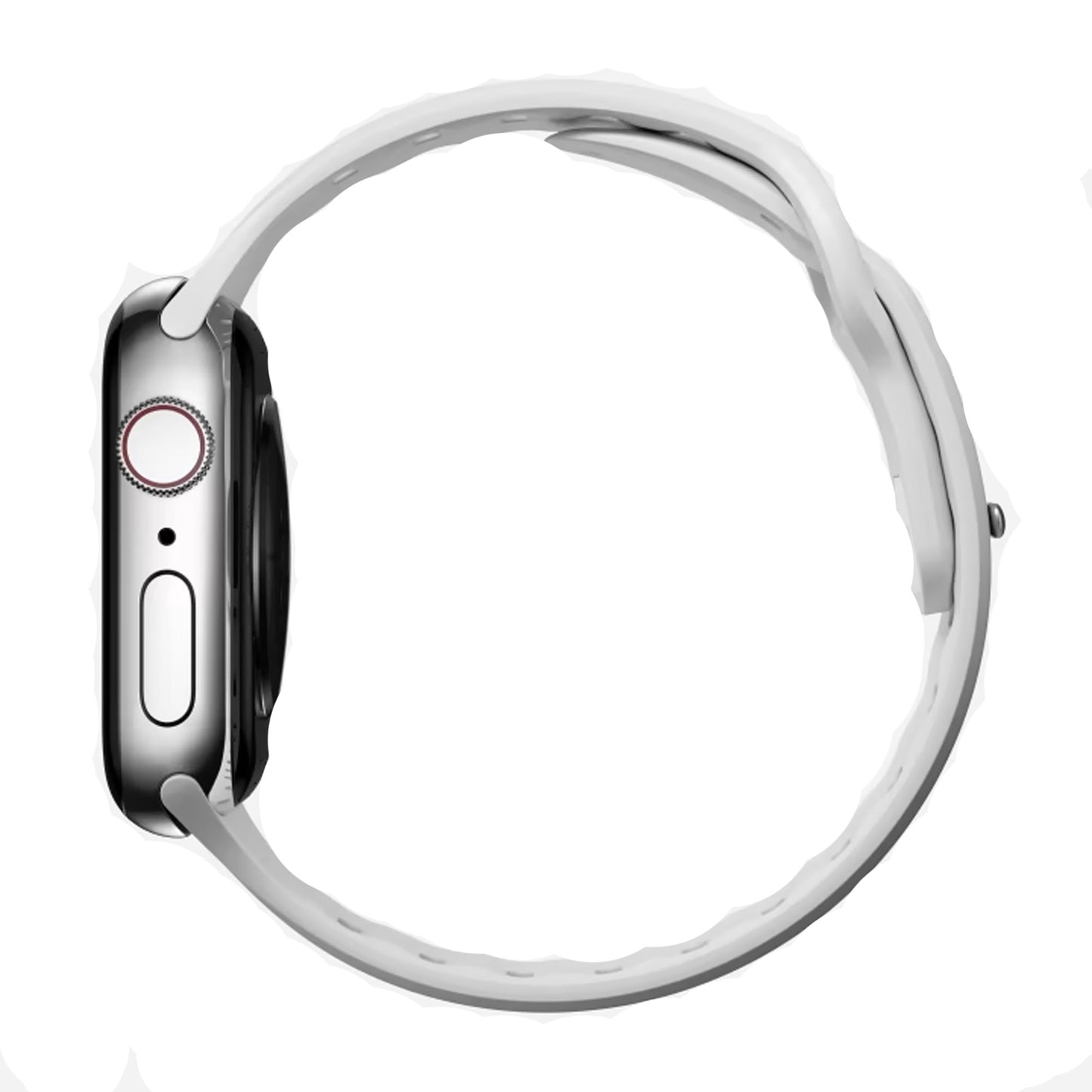 [ONLINE EXCLUSIVE] Nomad Sport Slim Band for Apple Watch 45mm - 44mm - 42mm ( Series SE - 7 - 6 - 5 - 4 - 3 - 2 - 1 ) - White ( Barcode: 856500011479 )