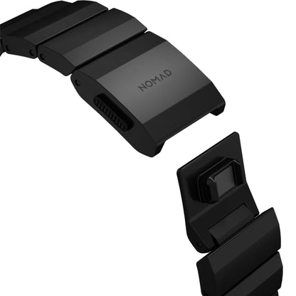 [ONLINE EXCLUSIVE] Nomad Titanium Band for Apple Watch 41mm - 40mm - 38mm ( Series 8 - SE2 - 7 - SE - 6 - 5 - 4 - 3 - 2 ) - Black (Barcode: 856500011769 ) - Forexengineer -Malaysia- 856500011769