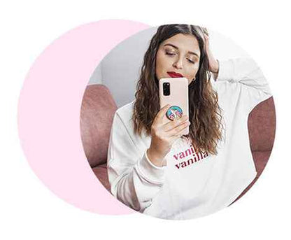PopSockets Swappable Popgrip Premium - Clear ( Barcode : 840173707357 )