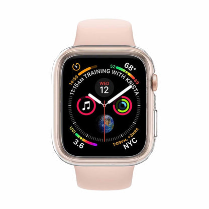 Spigen Liquid Crystal Case for Apple Watch Series 7 - 6 - SE - 5 - 4 ( 45mm - 44mm ) - Clear ( Barcode: 8809811857818 ) - Forexengineer -Malaysia- 8809811857818