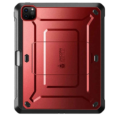 Supcase Unicorn Beetle UB PRO for iPad Pro 11" ( 2020 - 2022 ) - iPad Air 10.9" ( 5th Gen ) ( 2022 ) with Build-in Screen Protector & Apple Pencil Holder - Metallic Red
